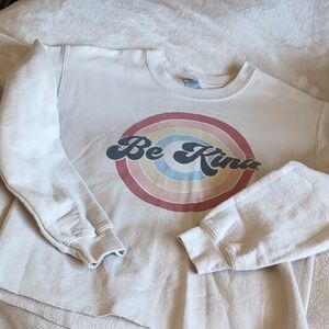 Gildan Cream 'Be Kind' Sweatshirt
